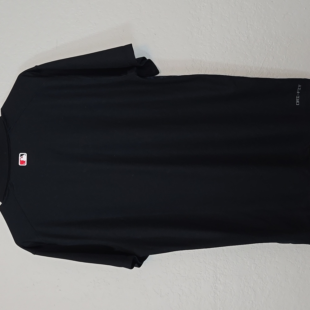 Nike Men’s Black Dry Fit Polo with Embroidered Logo Washington Nationals MLB Med - Picture 6 of 8